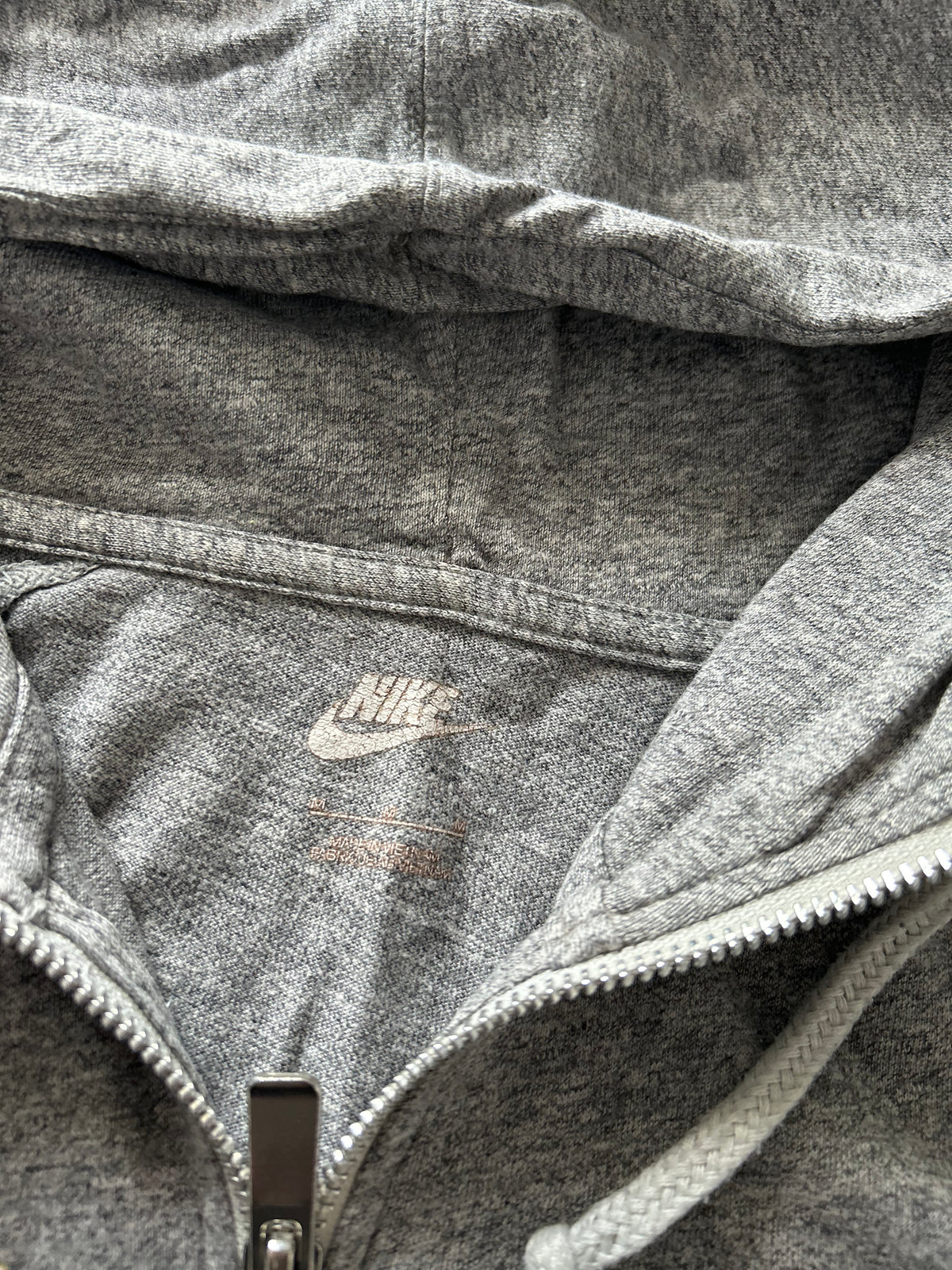 Szara bluza rozpinana Nike custom hoodie japan sakura motyw