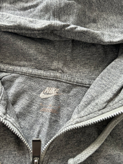 Szara bluza rozpinana Nike custom hoodie japan sakura motyw