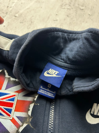 Granatowa bluza Nike custom wielką Brytania bez kaptura