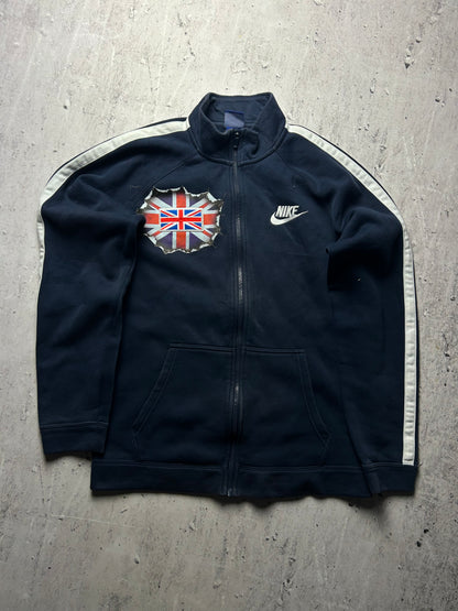 Granatowa bluza Nike custom wielką Brytania bez kaptura