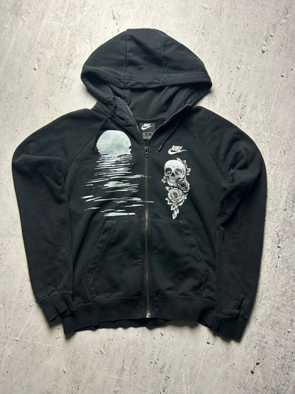 Czarna bluza Nike custom hoodie z kapturem