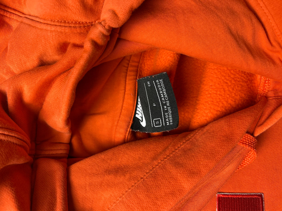 Pomarańczowa bluza Nike hoodie custom canada z kapturem bluza