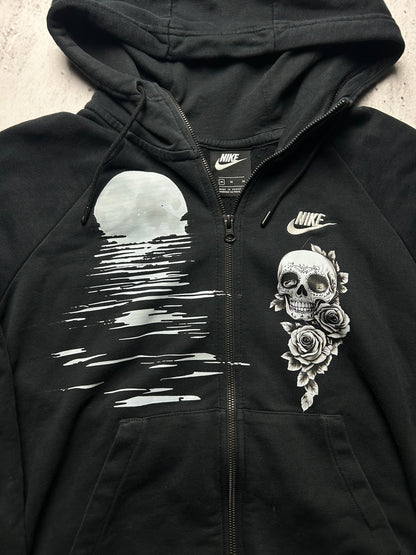 Czarna bluza Nike custom hoodie z kapturem