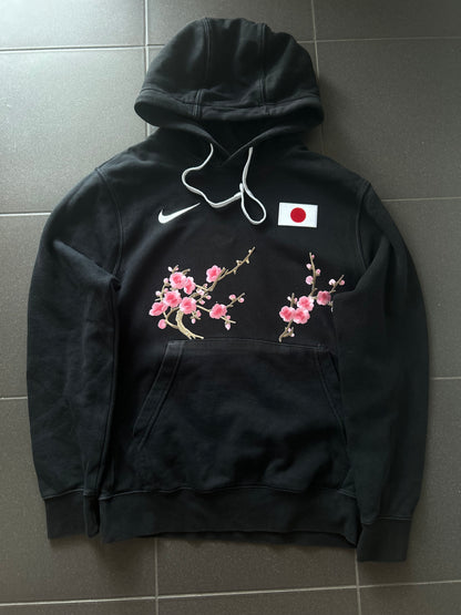 Czarna bluza Nike hoodie japan style sakura