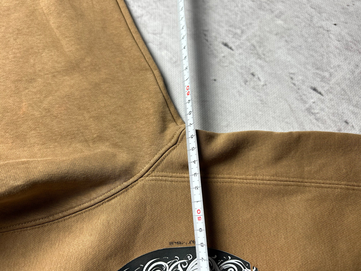 Brązowa bluza Nike hoodie japan style