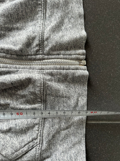 Szara bluza rozpinana Nike custom hoodie japan sakura motyw