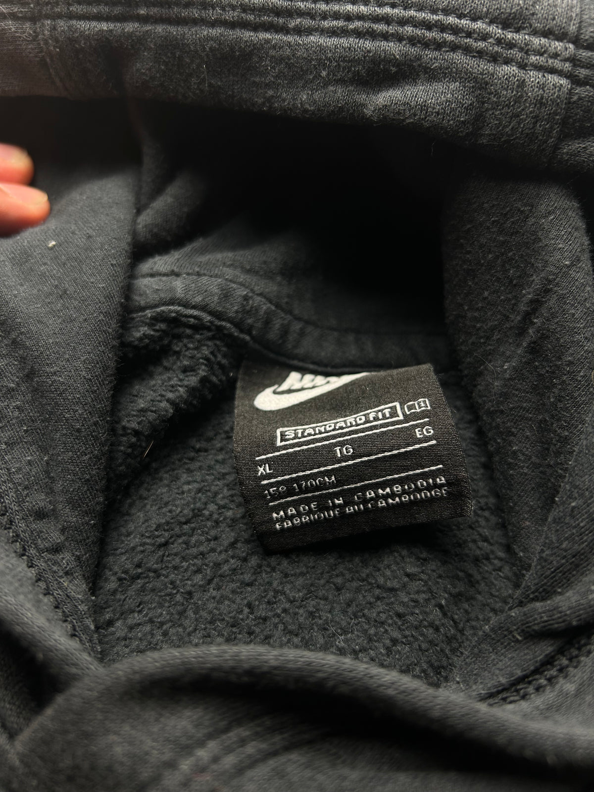 Czarna bluza hoodie Nike custom japan style sakura czerwone kwiaty