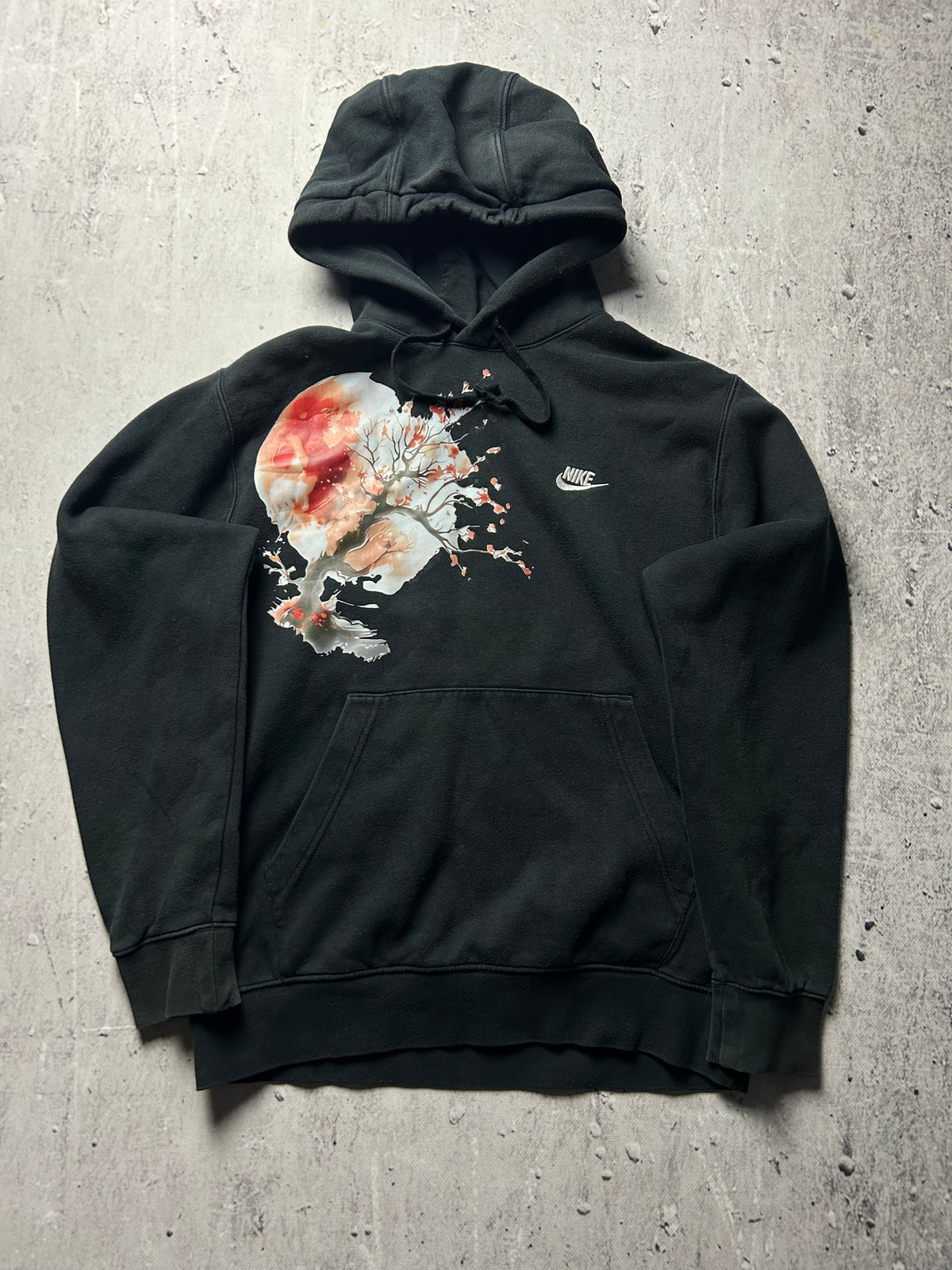 Czarna bluza Nike hoodie custom