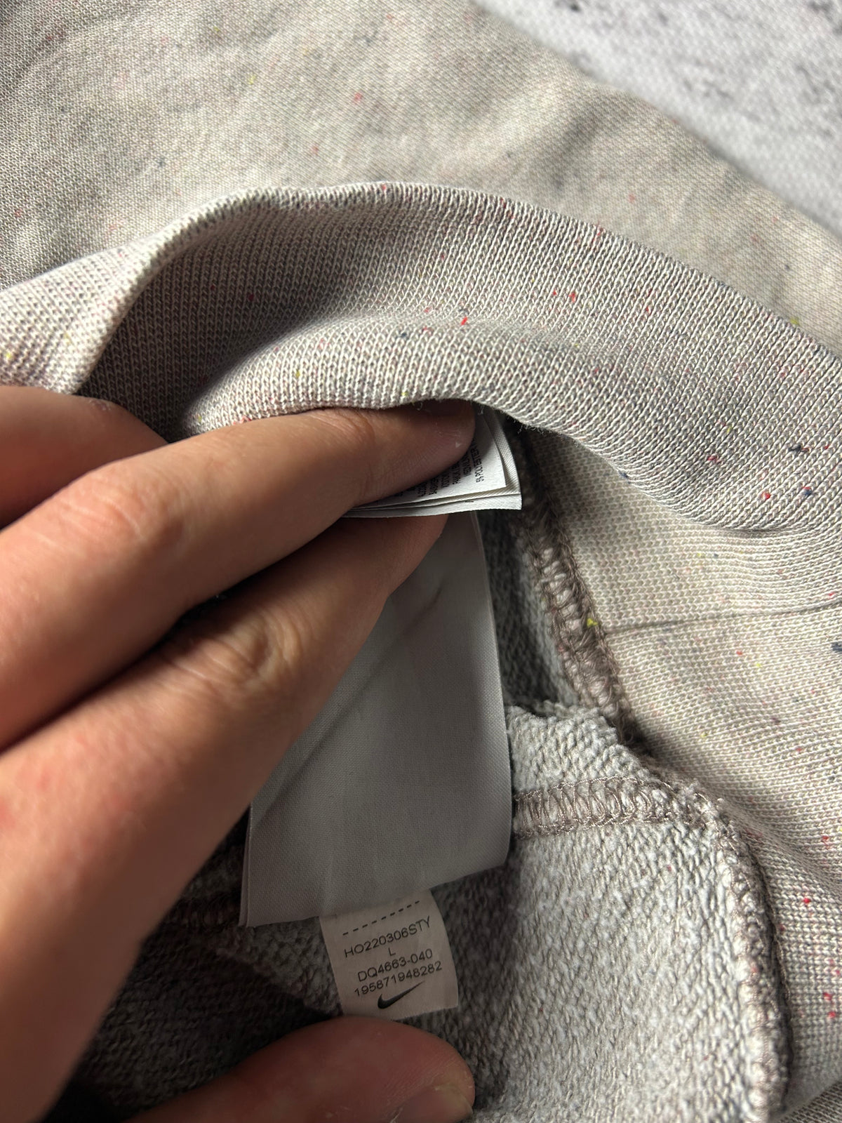 Beżowa bluza Nike custom wielką Brytania hoodie